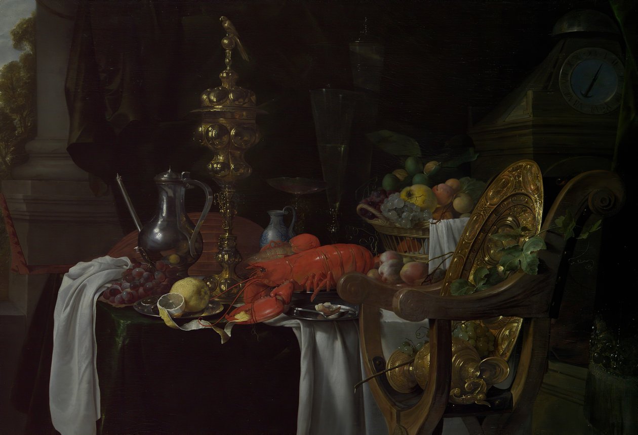 Still Life: A Bankqueting Scene, pravděpodobně ca. 1640-41. od Jan Davidsz de Heem
