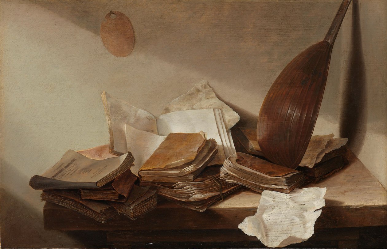 Zátiší s knihami, 1625-30 od Jan Davidsz de Heem