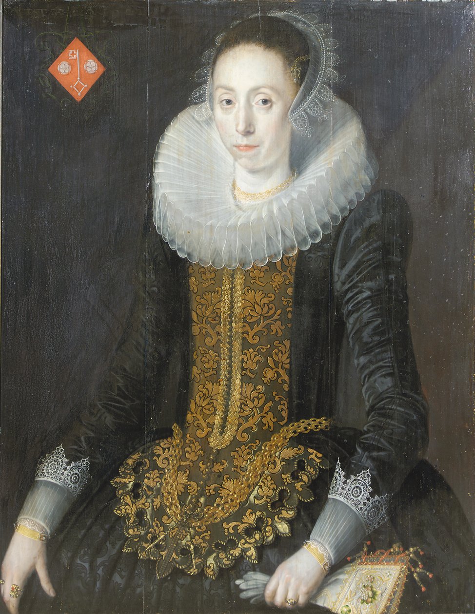 Portrét Eritie Aukje Hoppersové, no De Blocq, 1622 od Jan De Salle
