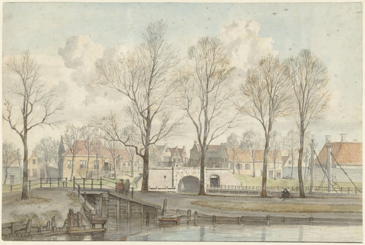Heerenpoort v Leidenu (?) od Jan Ekels (I)