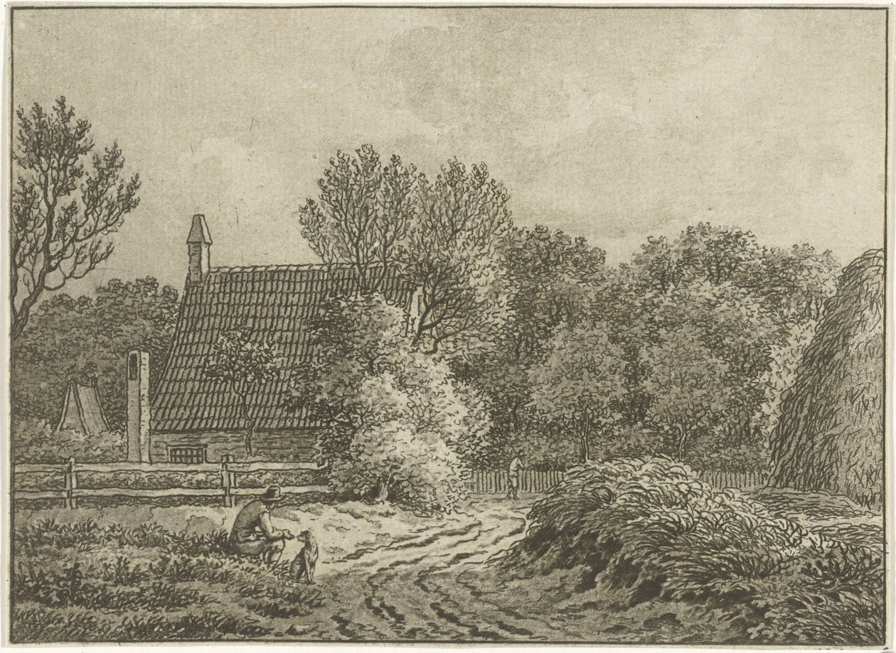 Krajina v Bloemendaal od Jan Evert Grave