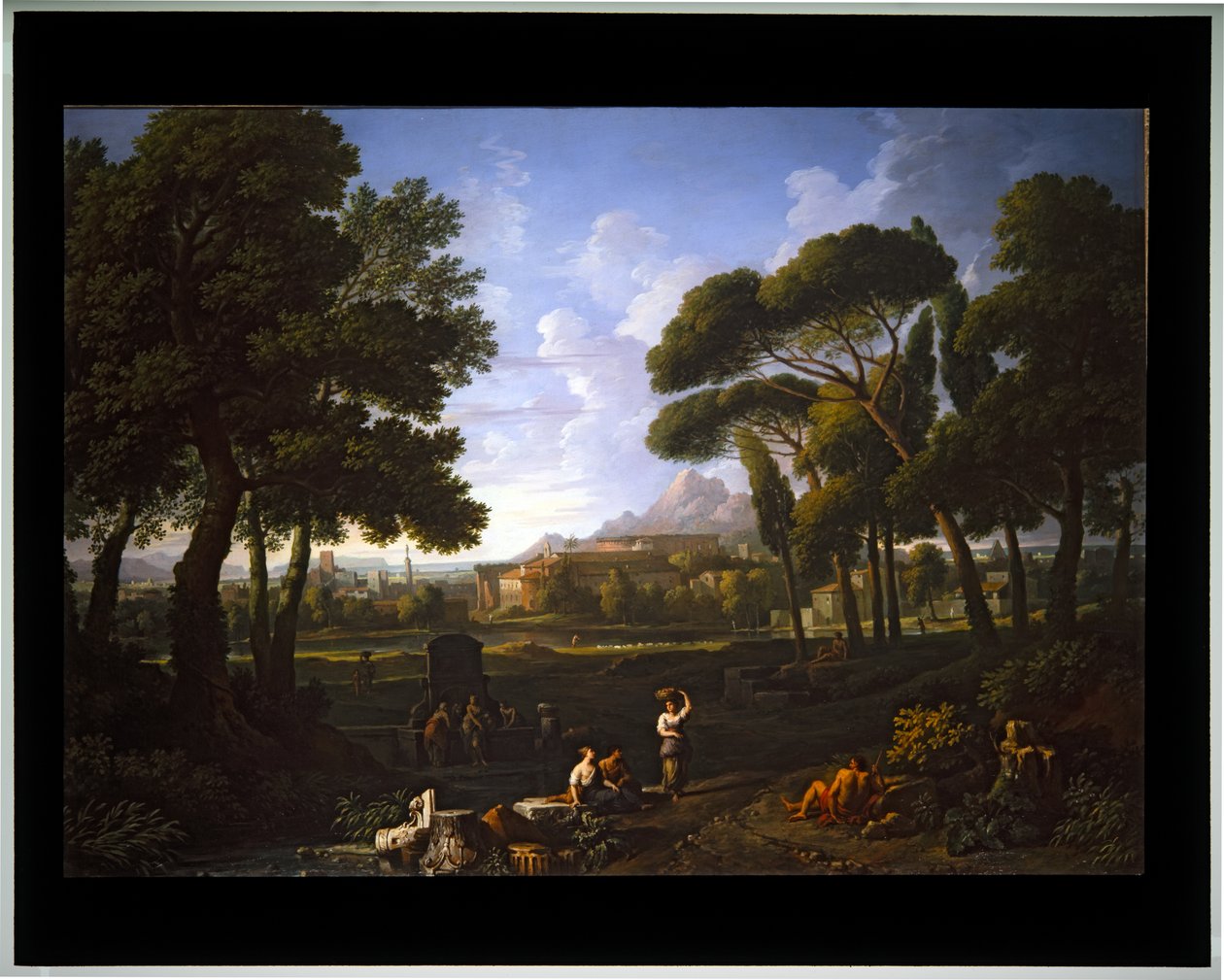 Krajina Fantasy pohled na Řím (plátno) od Jan Frans van (1662 1749) Bloemen