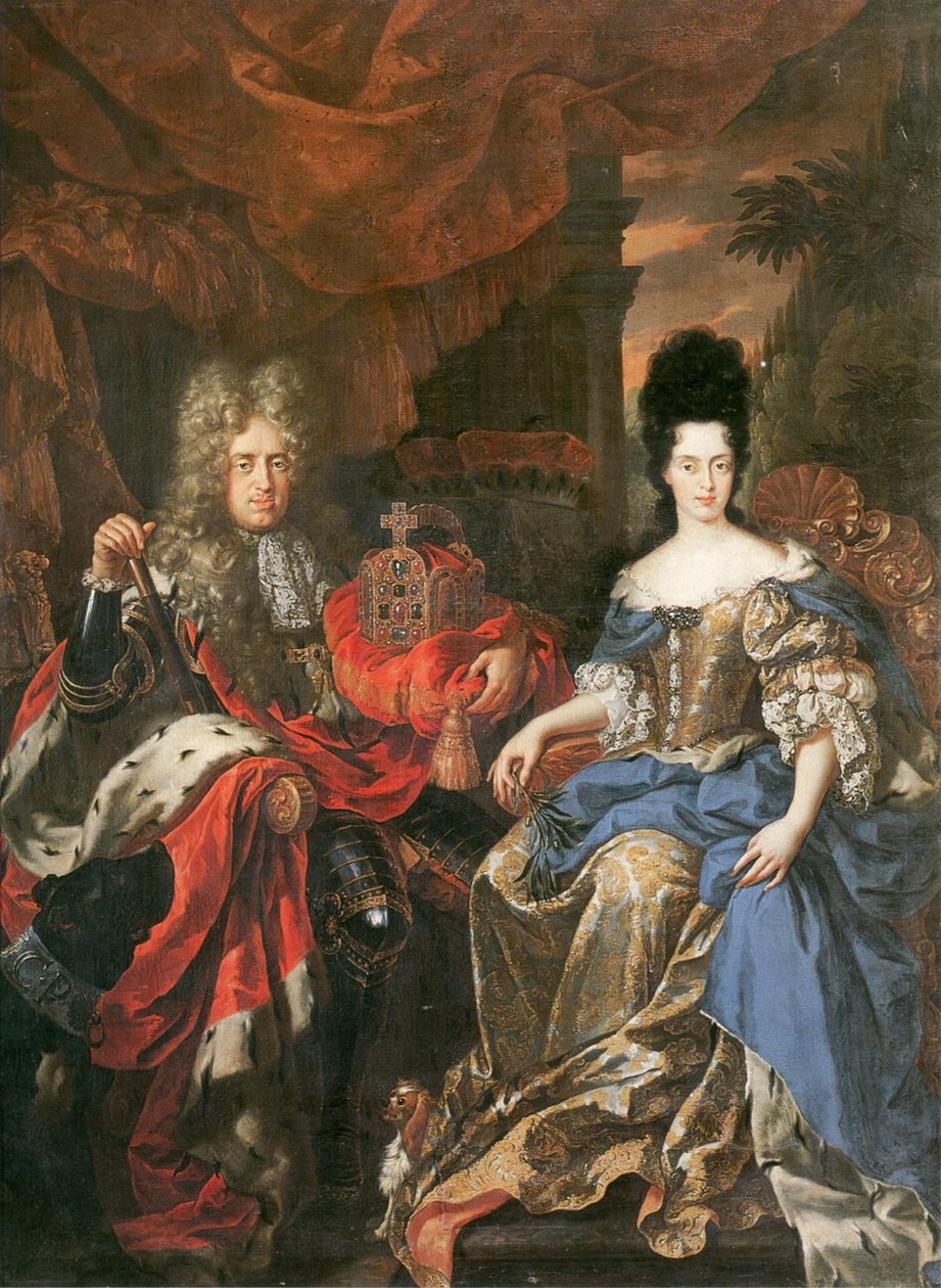 Johann Wilhelm II., kurfiřt Palatine a vévodkyně Anna Maria Luisa de 