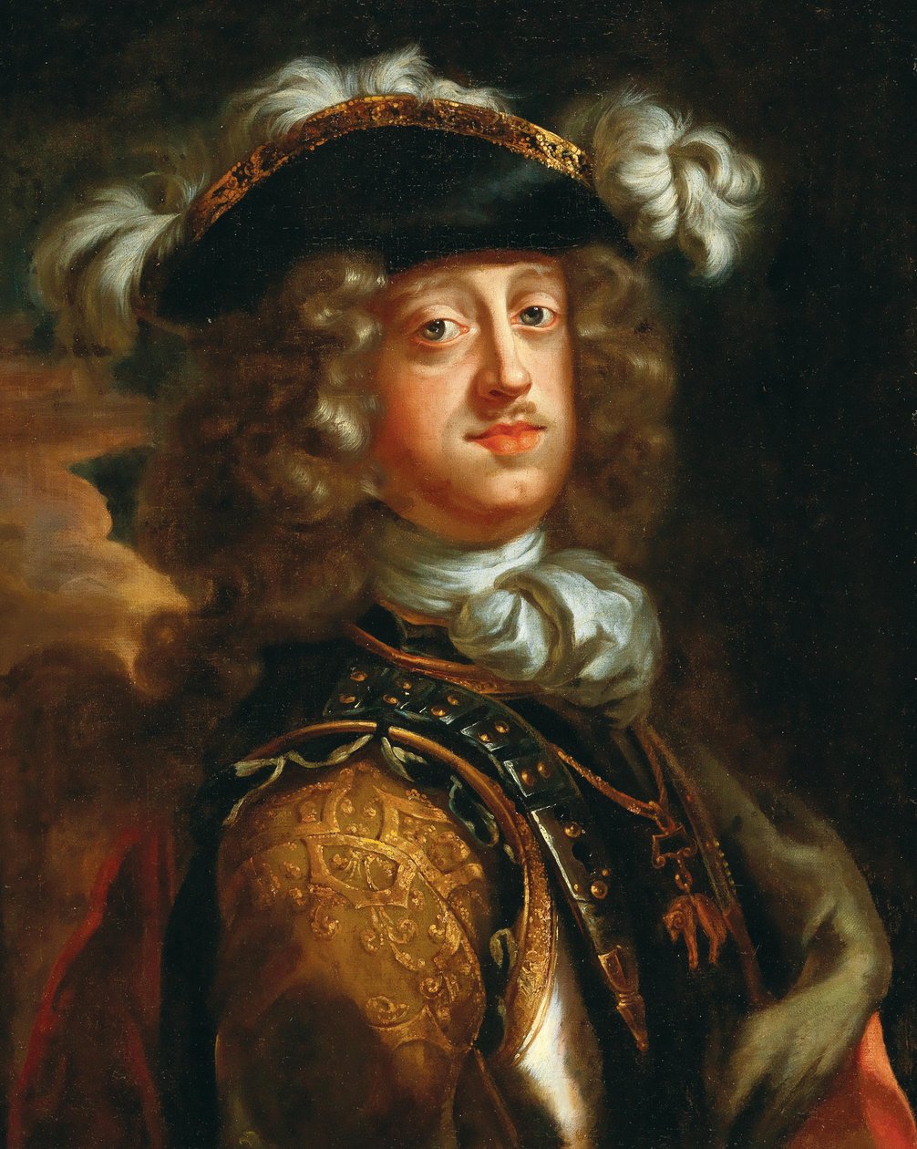 Portrét Johanna Wilhelma II 1658-1716, kurfiřt Palatine, 1700s. od Jan Frans van Douven
