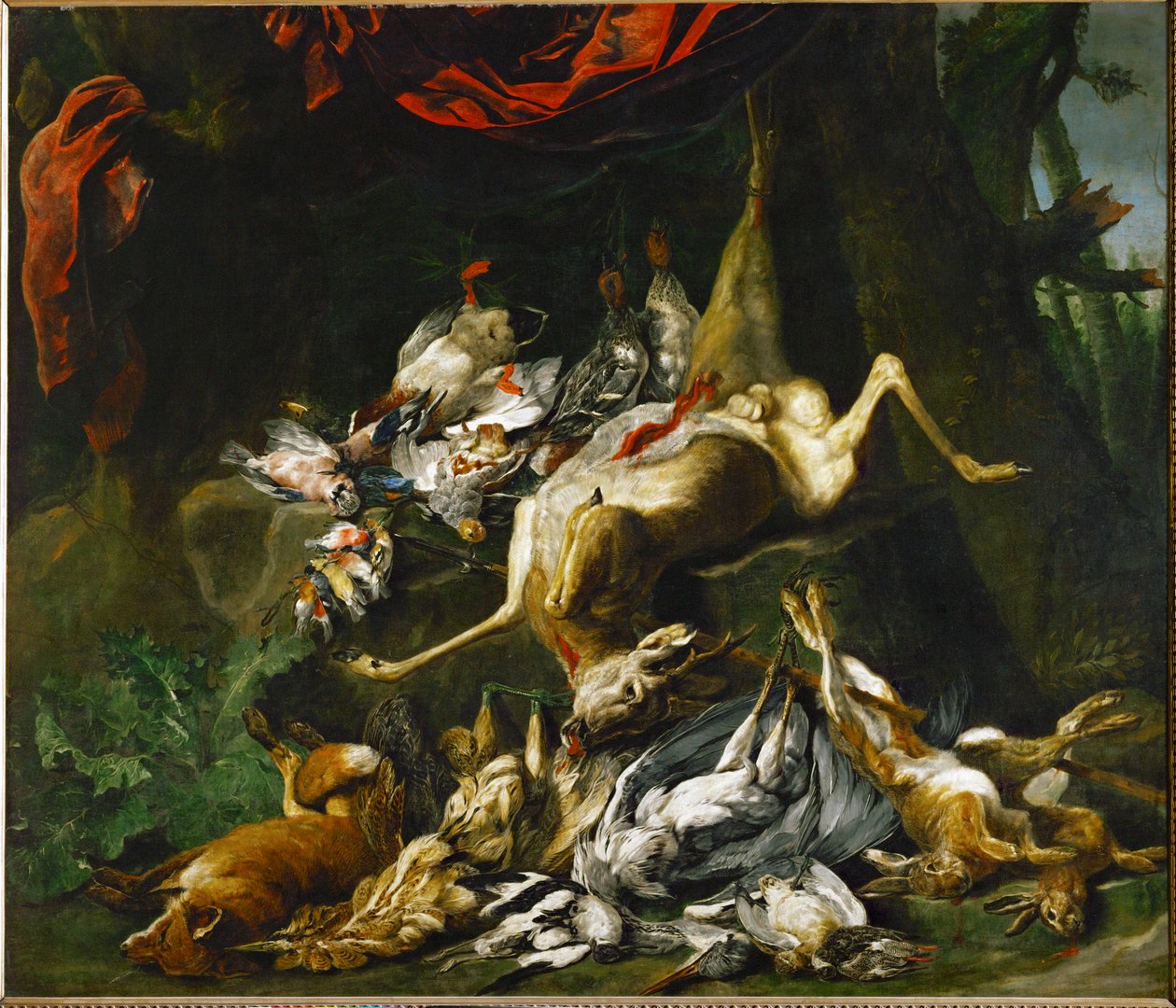 Zátiší s hojnou zvěří (malba na plátně) od Jan Fyt