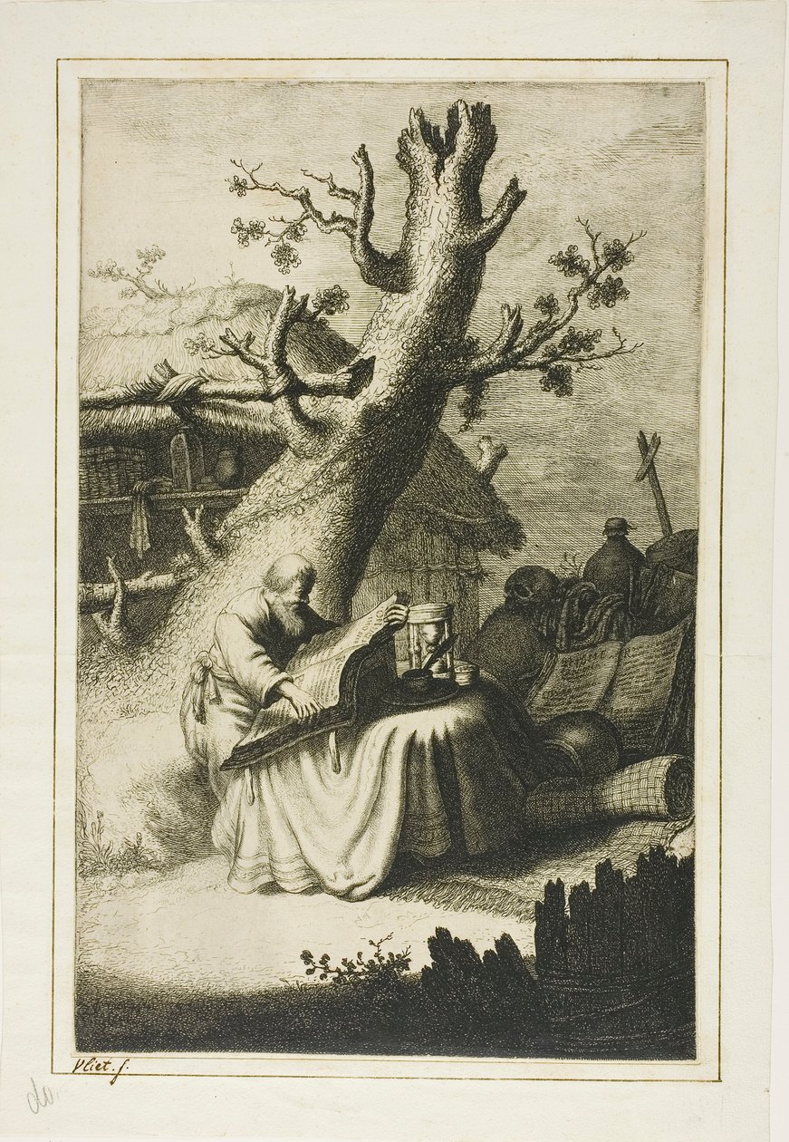 Svatý Jeroným od Jan Georg van Vliet