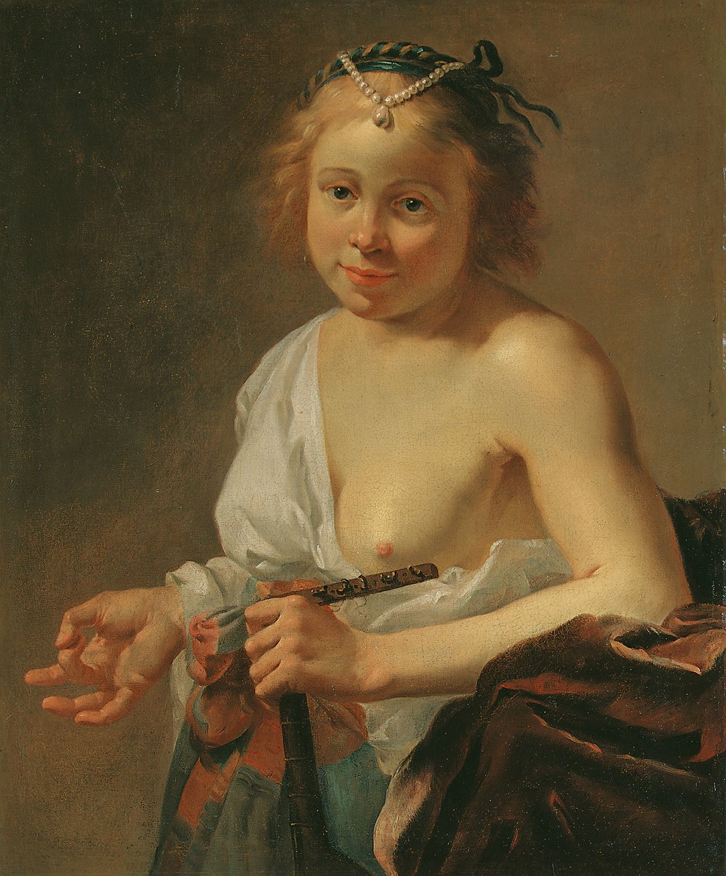 Kurtizána s loutnou od Jan Gerritsz. van Bronckhorst