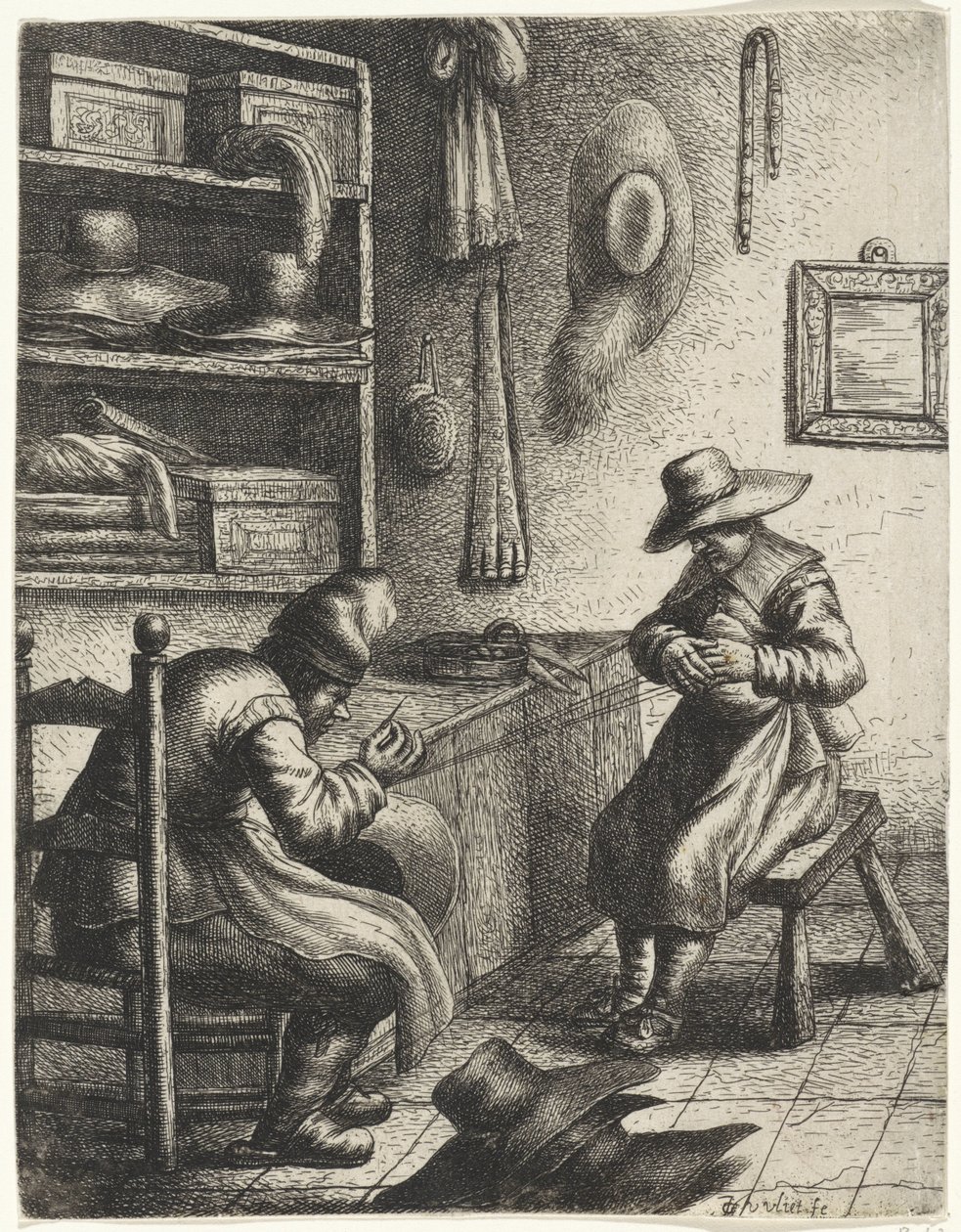 Kloboučník Povolání (název seriálu) od Jan Gillisz. van Vliet