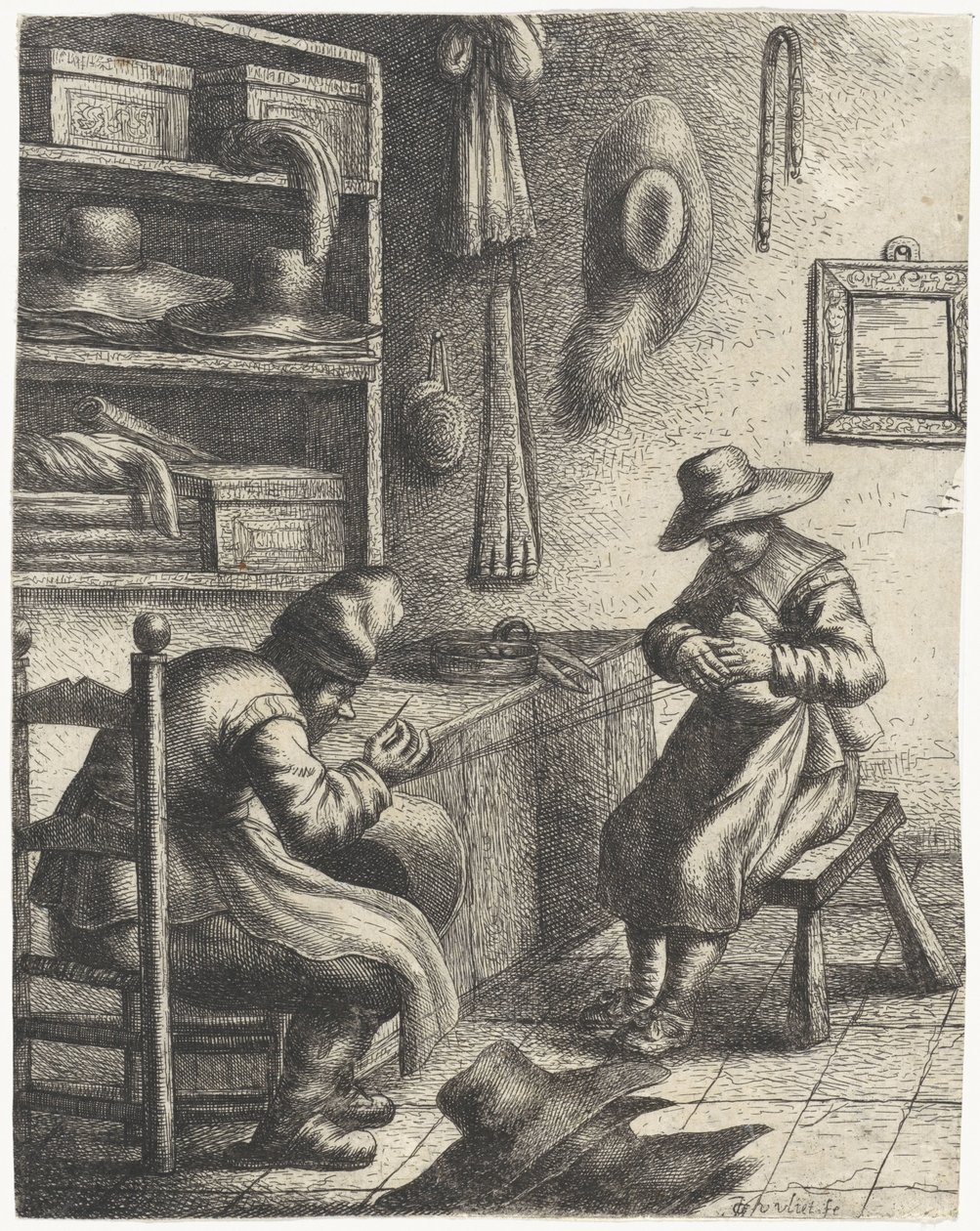 Kloboučník Povolání (název seriálu) od Jan Gillisz. van Vliet