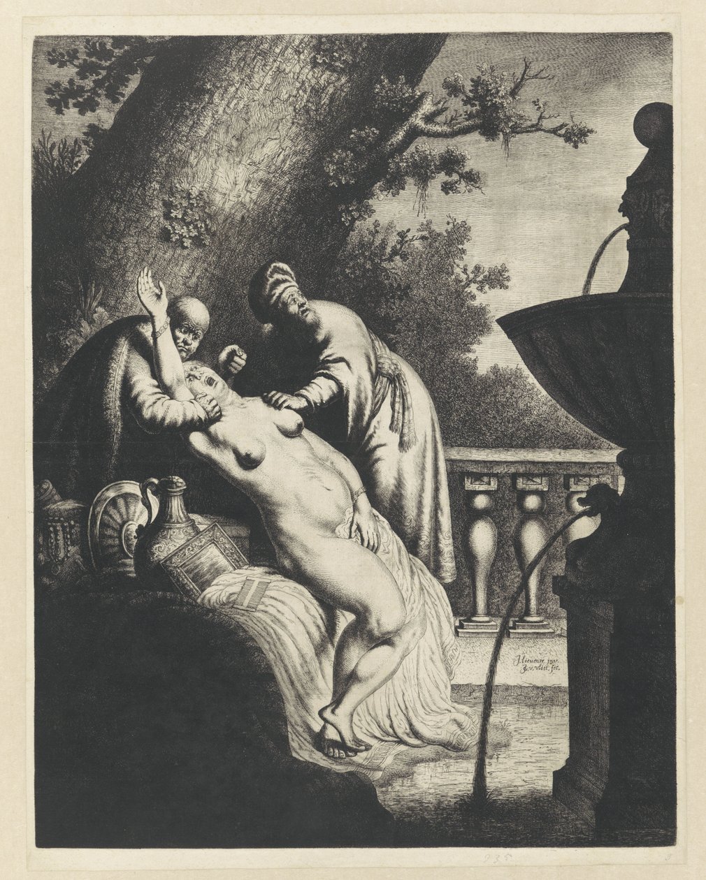 Susanna a starší od Jan Gillisz. van Vliet