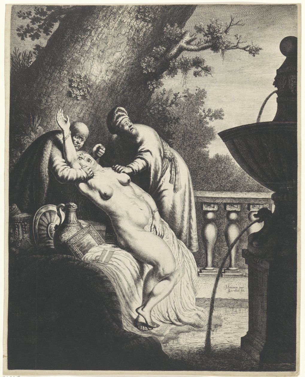Susanna a starší od Jan Gillisz. van Vliet