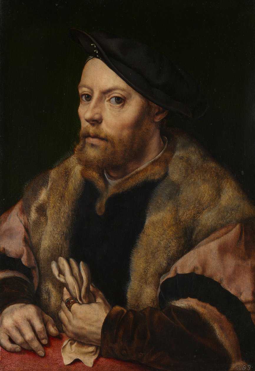 Muž držící rukavici, asi 1532 od Jan Gossaert