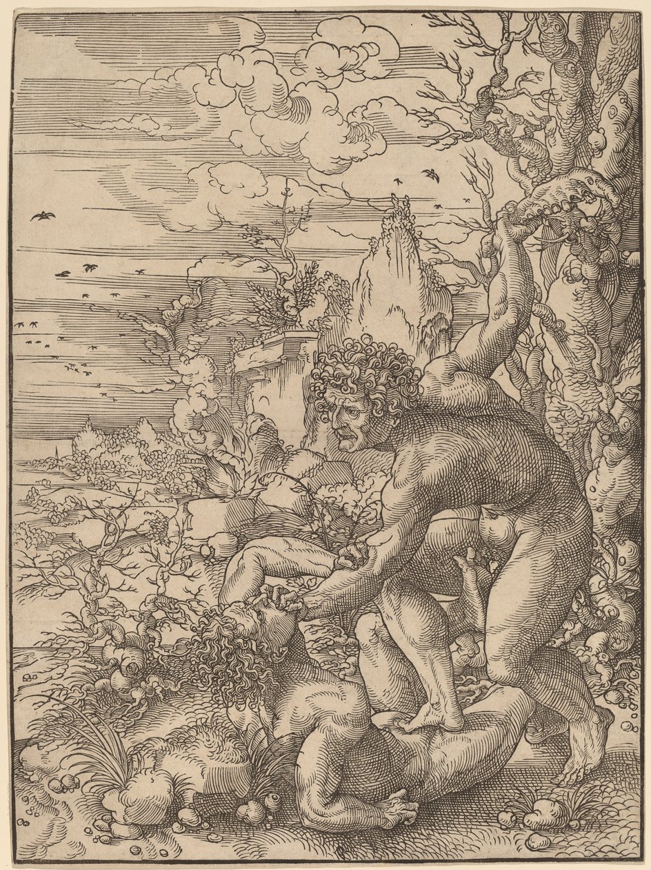 Kain zabil Abela od Jan Gossaert