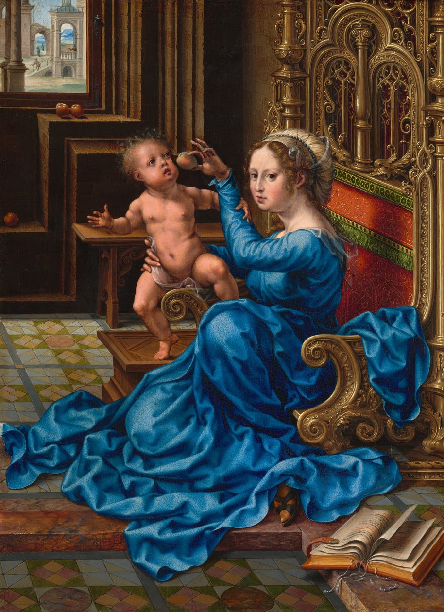 Madonna a dítě od Jan Gossaert