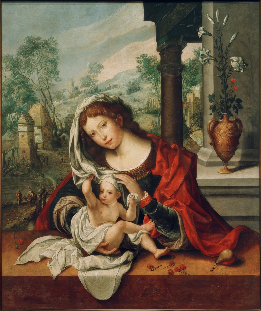 Madona se závojem od Jan Gossaert
