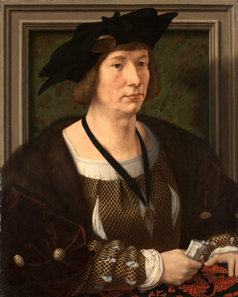 Portrét Hendrika III., hraběte z Nassau-Bredy  od Jan Gossaert