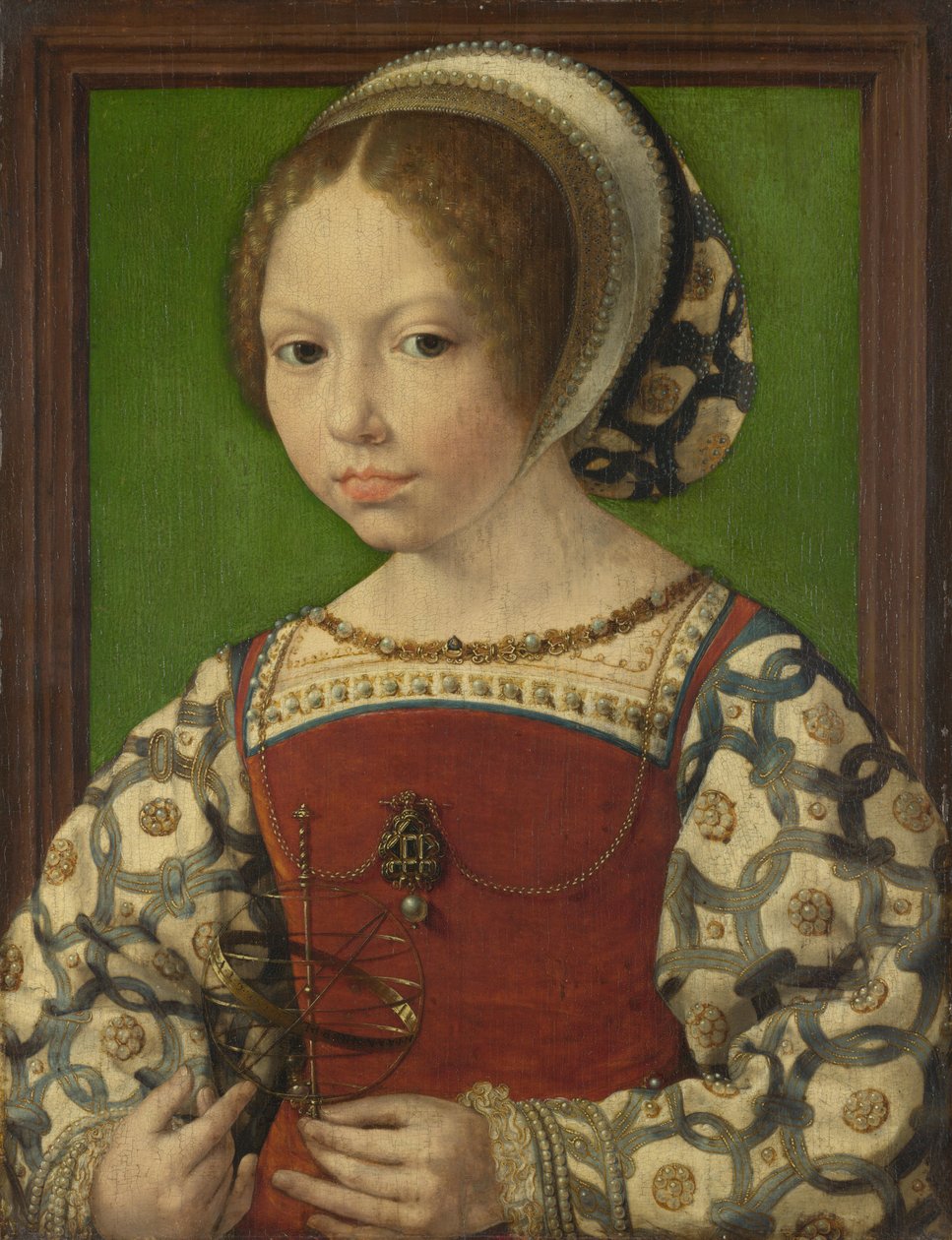 Portrét princezny Dorothey Dánské 1520-1580, cca 1530 od Jan Gossaert