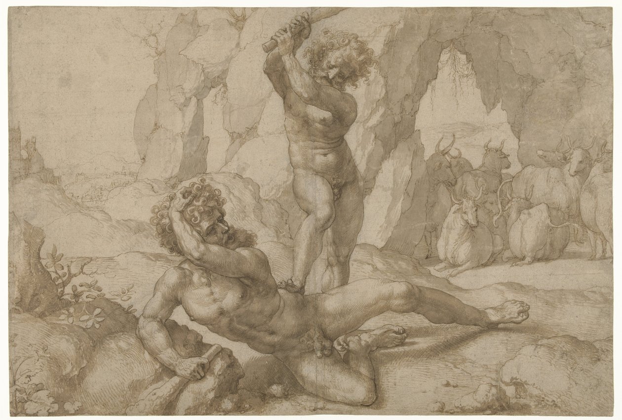 Herkules a Cacus od Jan Gossart