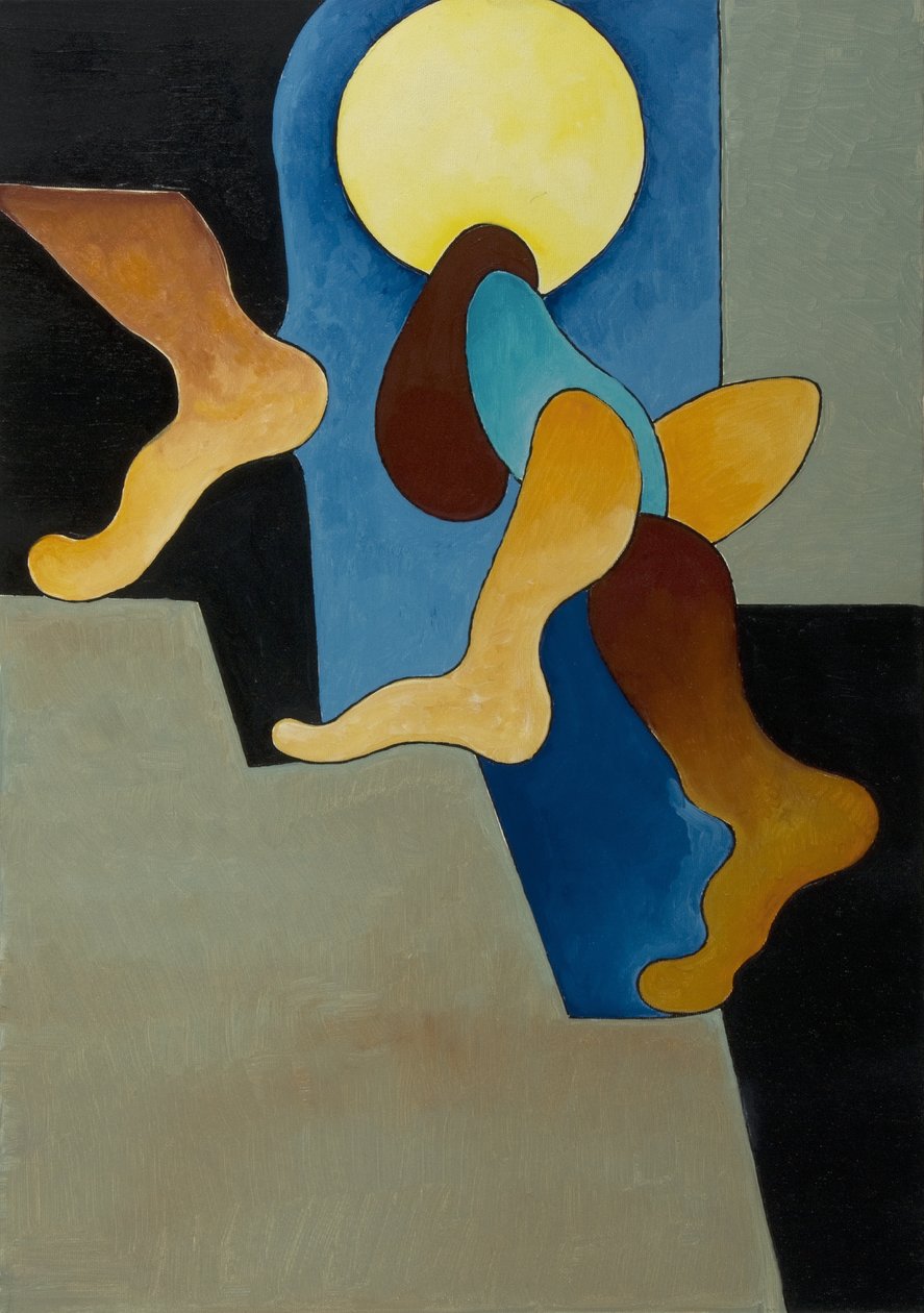 Neslyšíš ty kroky, 2008 (olej na plátně) od Jan Groneberg