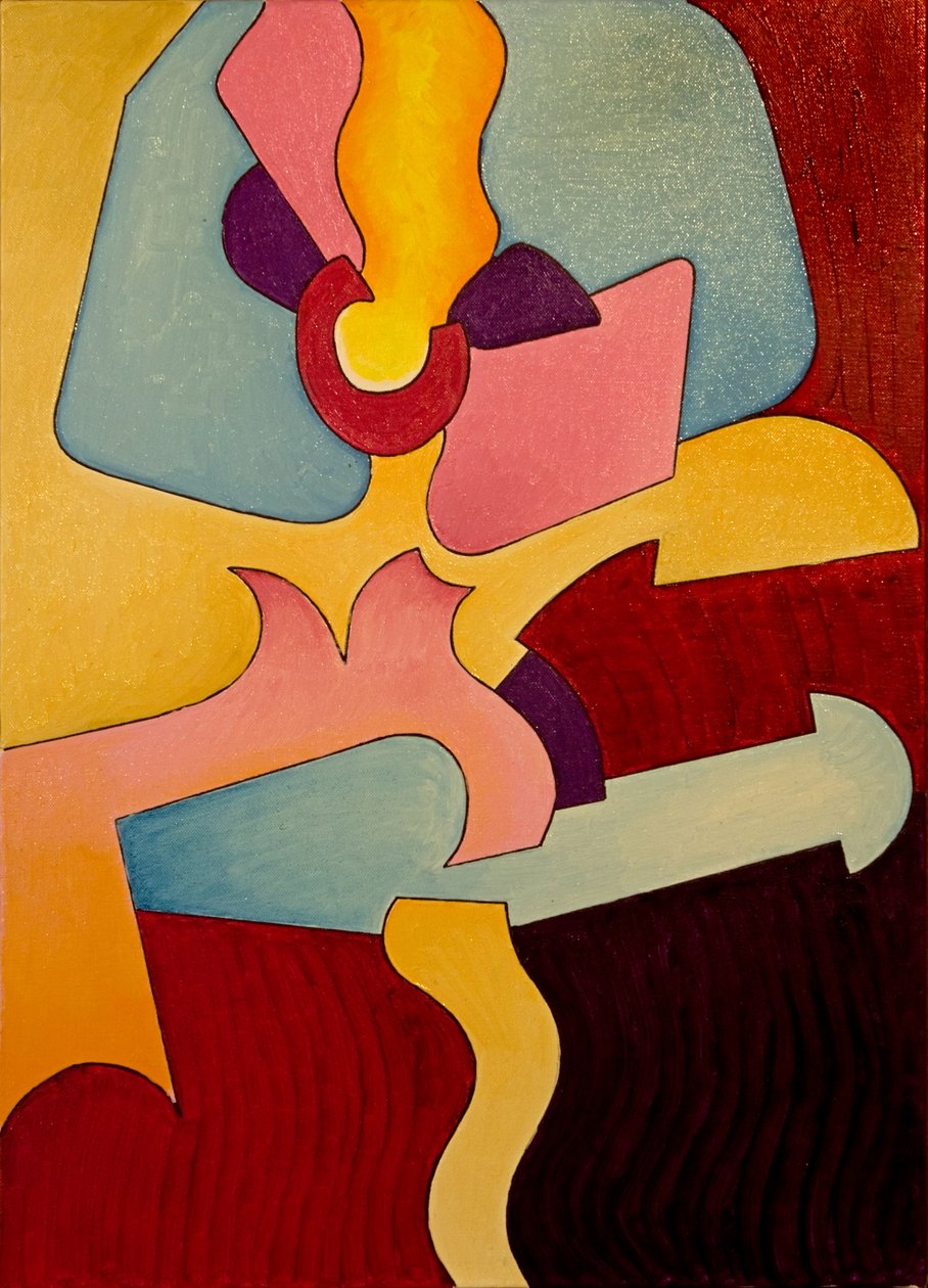 Francouzský Can-Can, 2007 (olej na plátně) od Jan Groneberg