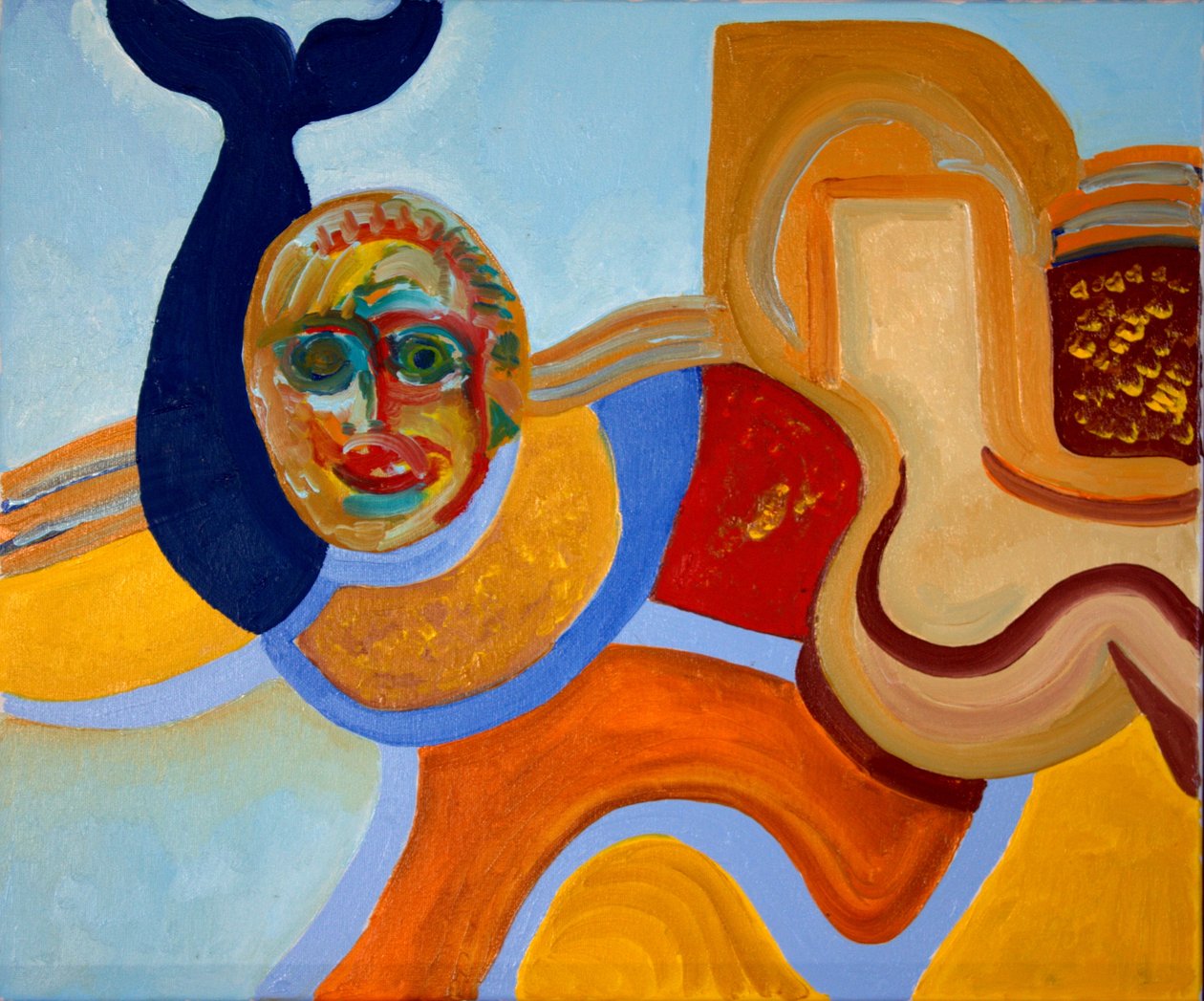 The Killer of the Dolphin, 2009 (olej na plátně) od Jan Groneberg