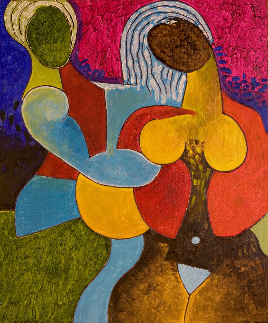 The Lover is a cold fish, 2007 (olej na dřevě) od Jan Groneberg