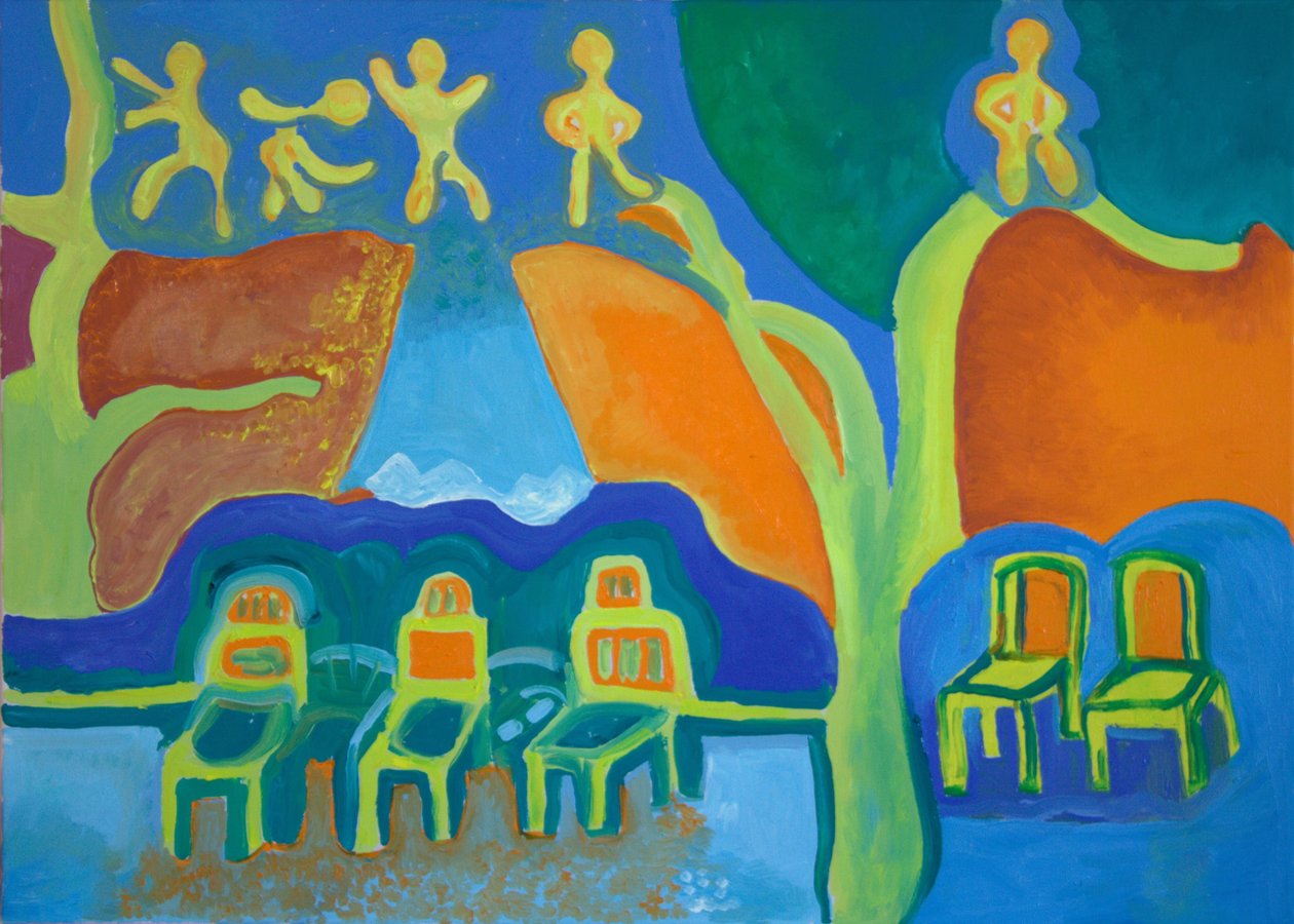 Přišla zima, 2009 (olej na plátně) od Jan Groneberg