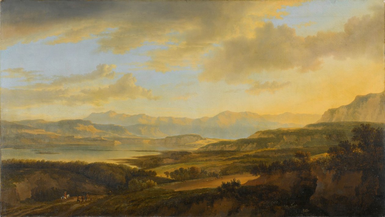 Curyšské jezero od Jan Hackaert