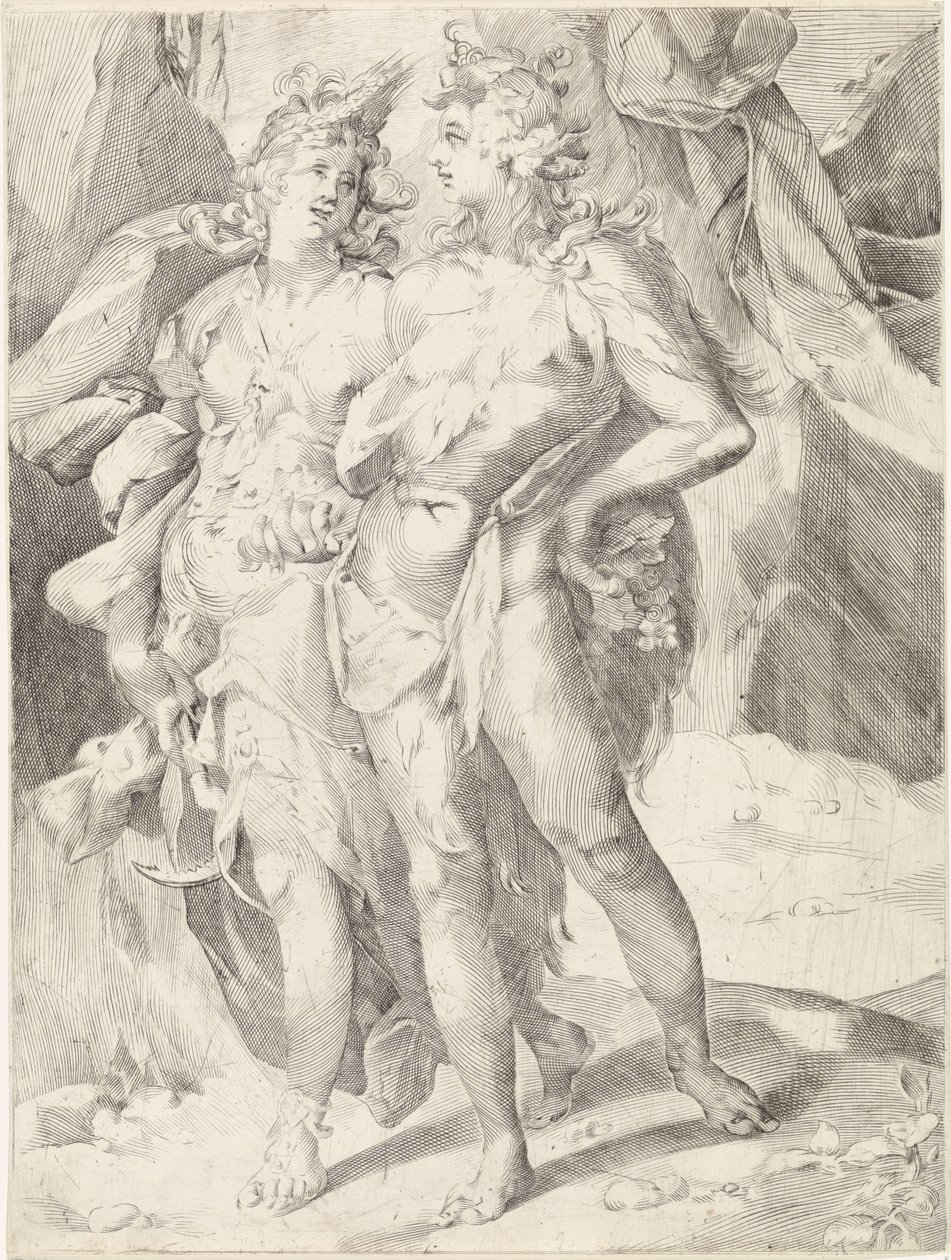 Ceres a Bacchus od Jan Harmensz. Muller