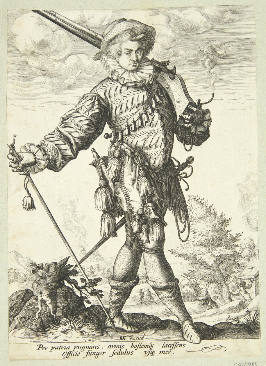 Důstojník s Twig od Jan Harmensz. Muller
