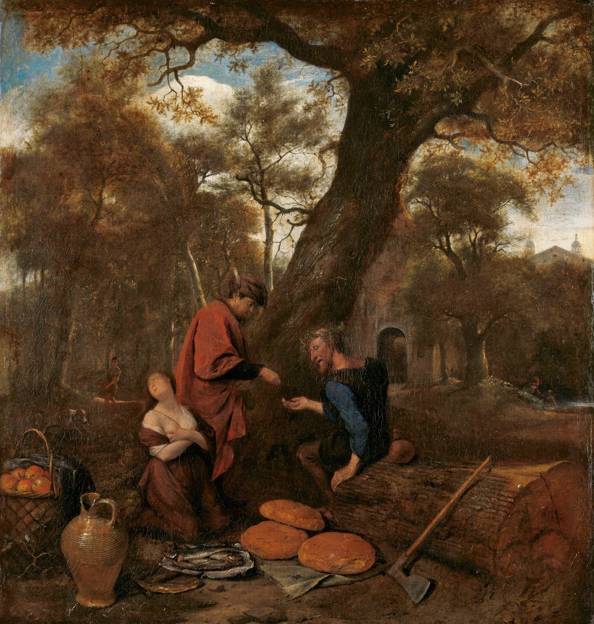 Erysichthon prodává svou dceru Mestru od Jan Havicksz. Steen