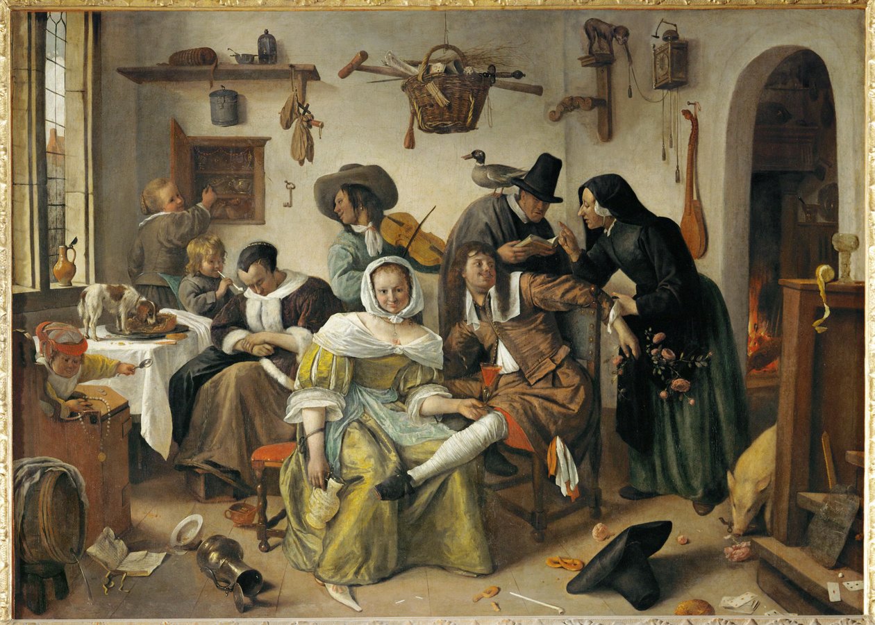 Převrácený svět od Jan Havicksz. Steen