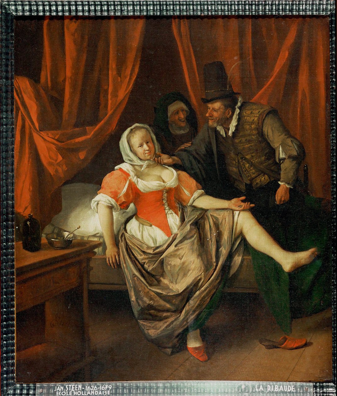 Žebravá dívka (olej na plátně) od Jan Havicksz. Steen