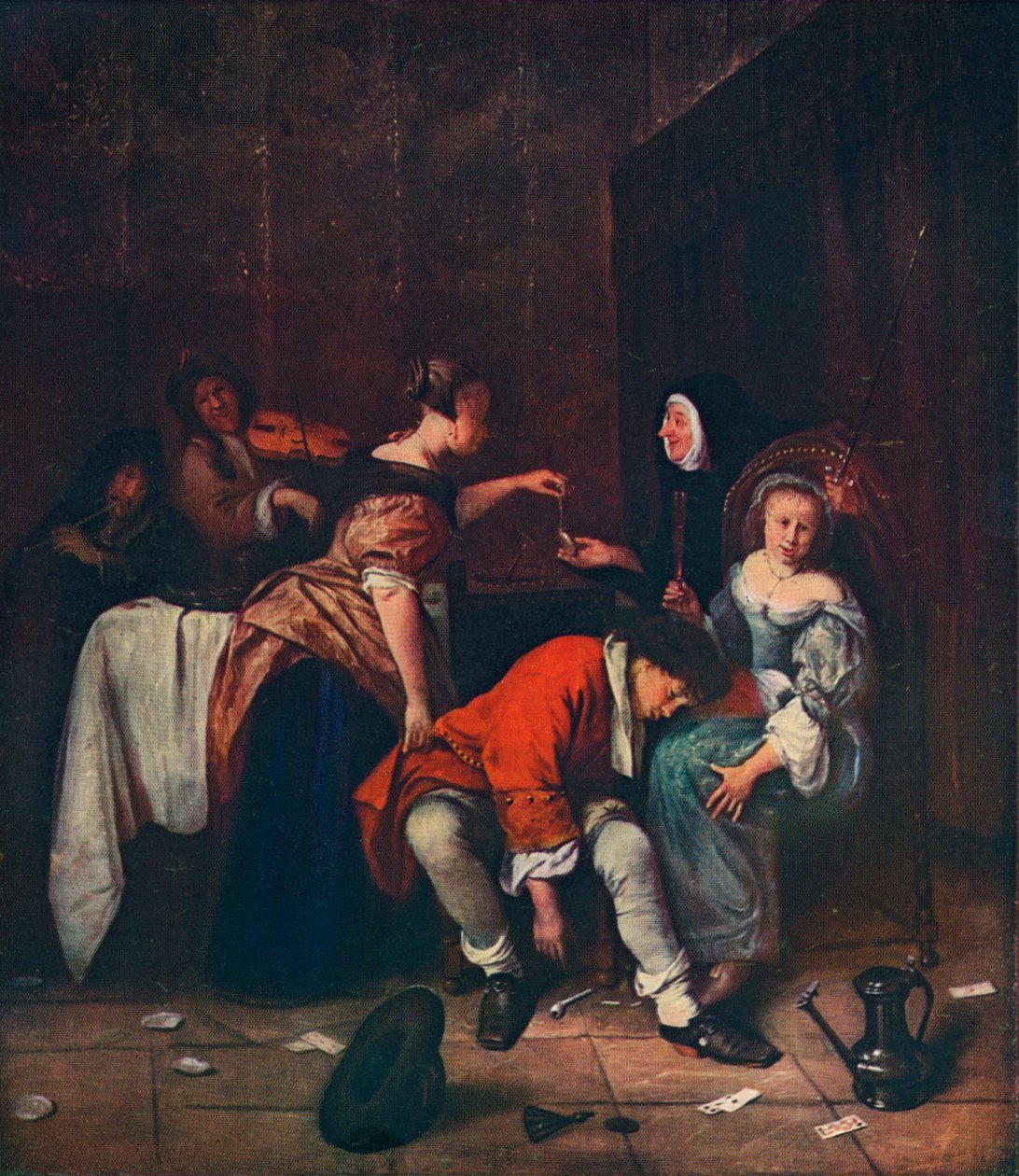 Bad Company, c1665 od Jan Havickszoon Steen