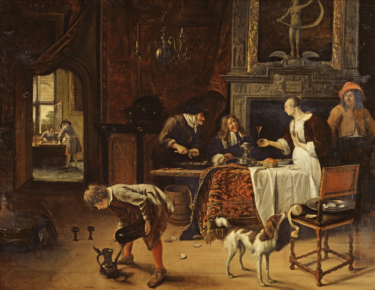 Easy Come, Easy Go, 1661 od Jan Havickszoon Steen