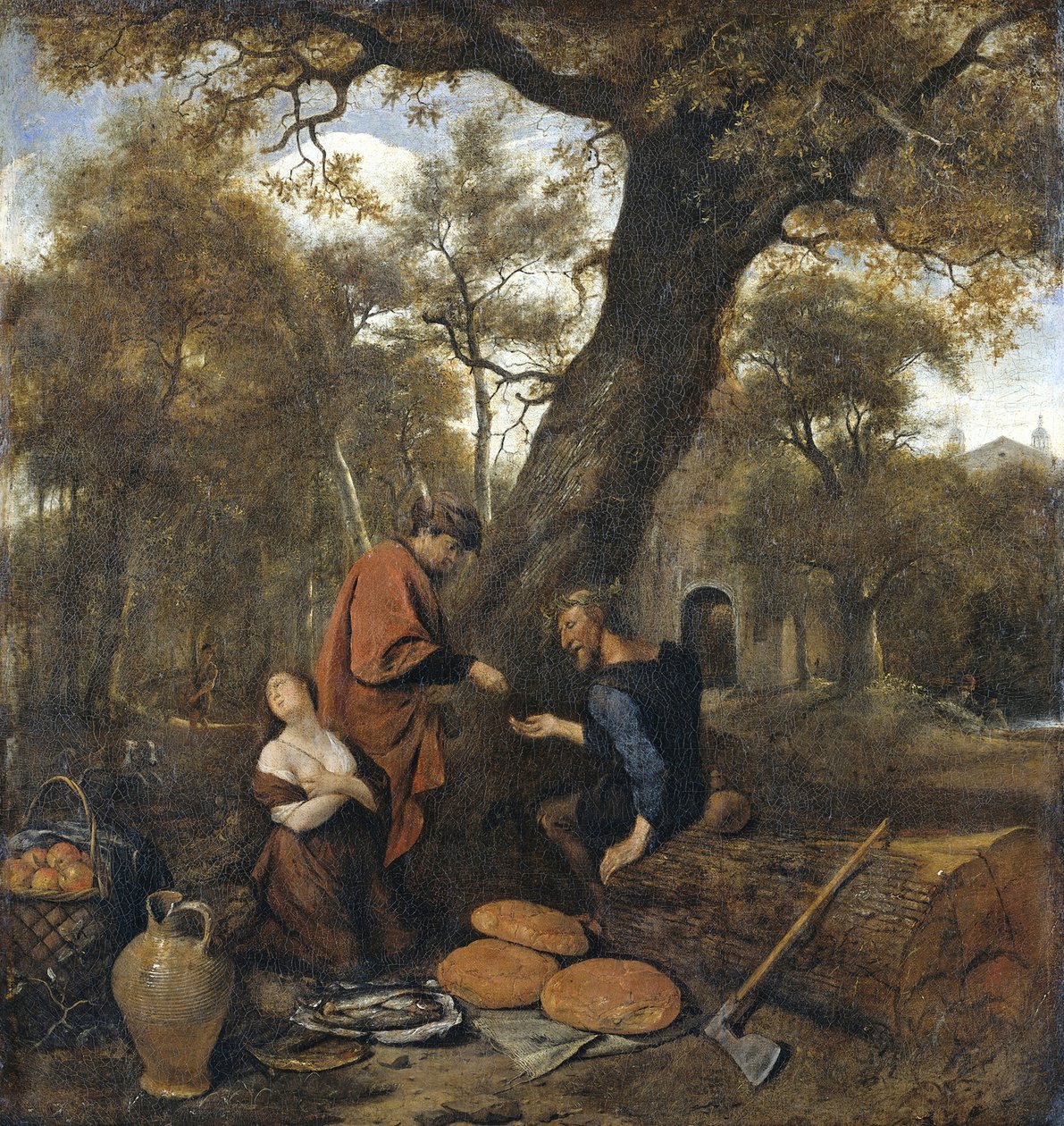 Erysichthon prodává svou dceru Mestru, 1660 od Jan Havickszoon Steen