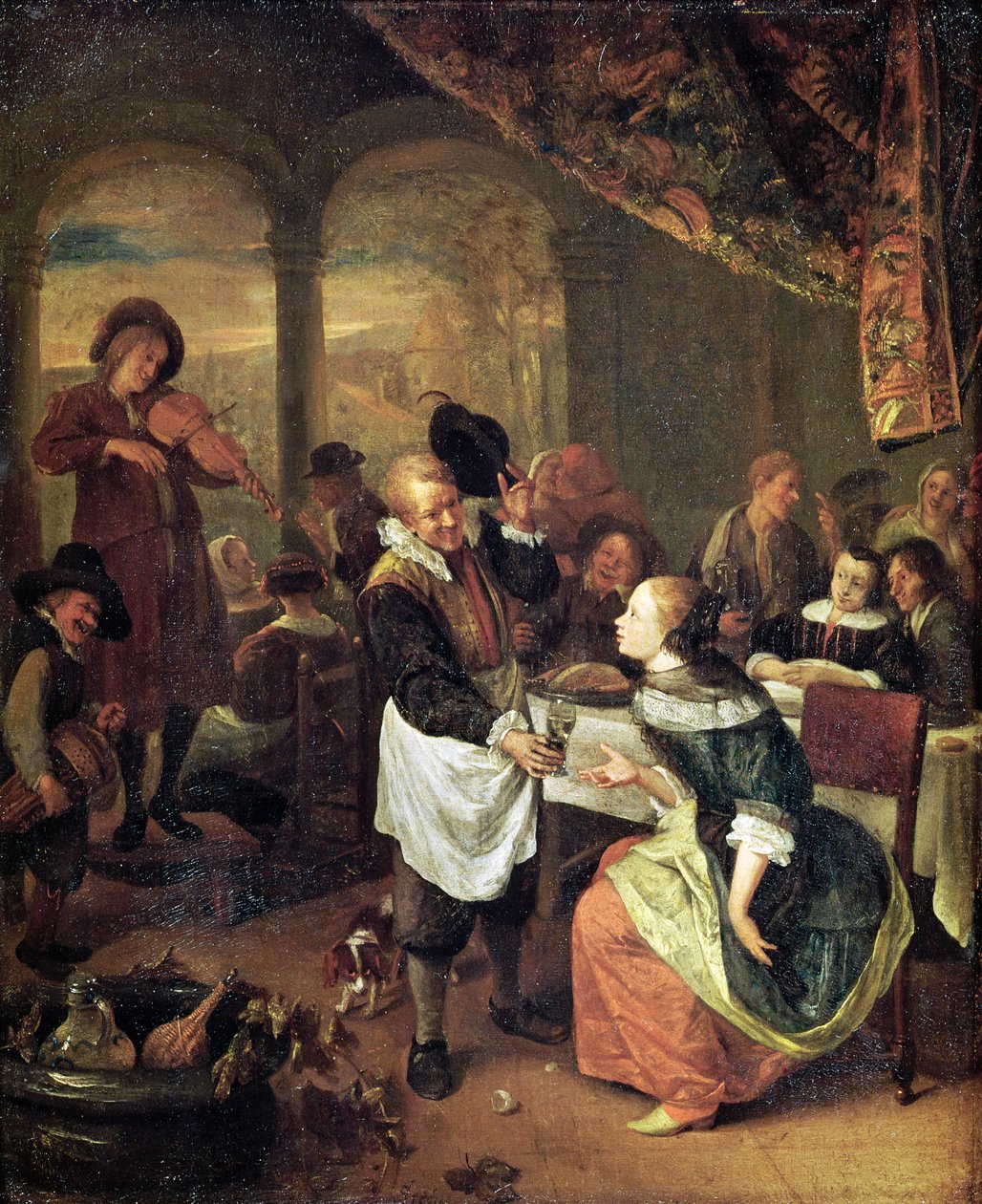 Galantský hostinský od Jan Havickszoon Steen