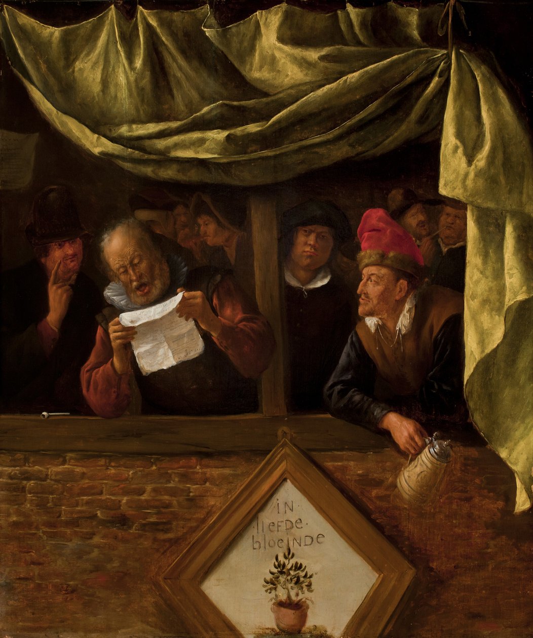 Rétorikové, kolem roku 1655 od Jan Havickszoon Steen