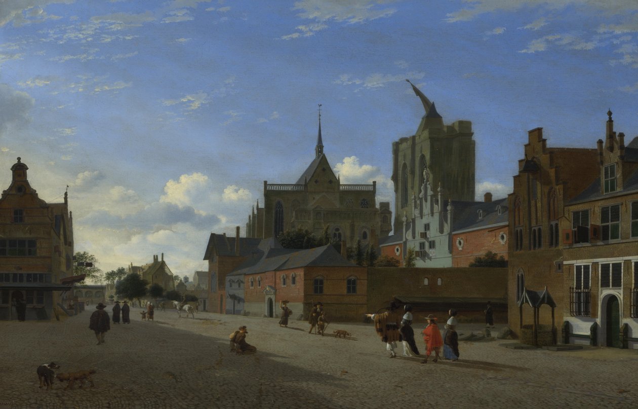 Pohled v Kolíně nad Rýnem, c. 1660 od Jan Heyden van der