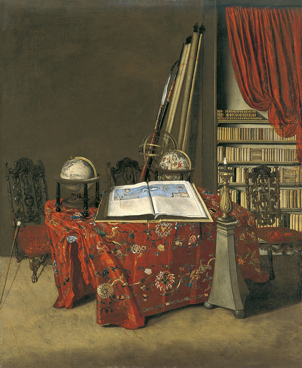 Roh knihovny, 1711 od Jan Heyden van der