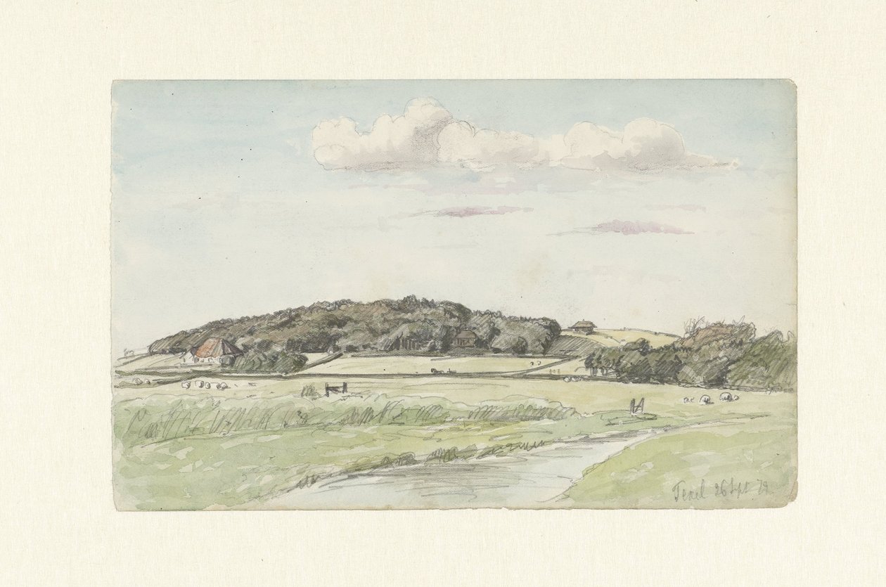 Pohled na Texel od Jan Hoynck van Papendrecht
