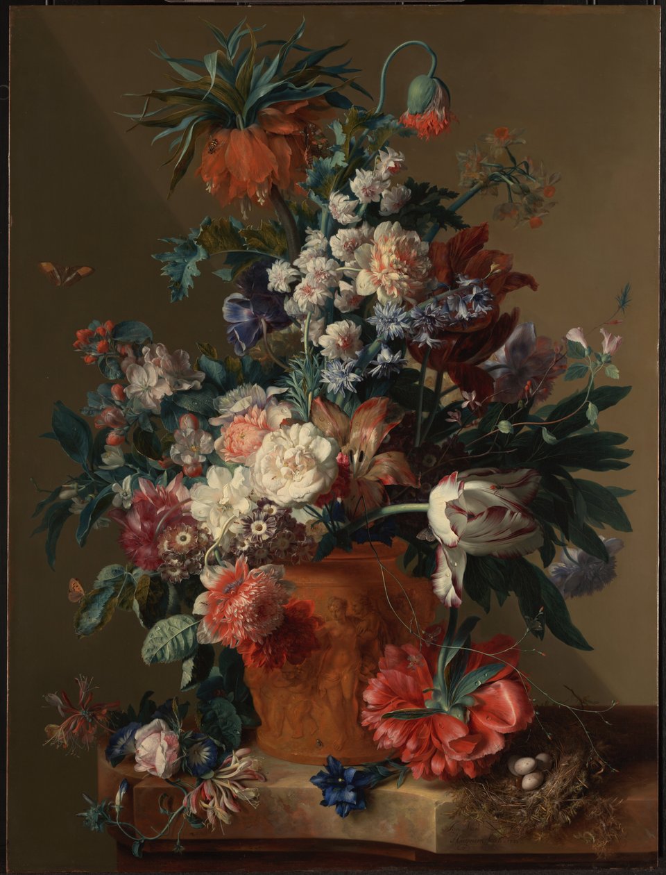 Váza s květinami, 1722 od Jan Huysum van