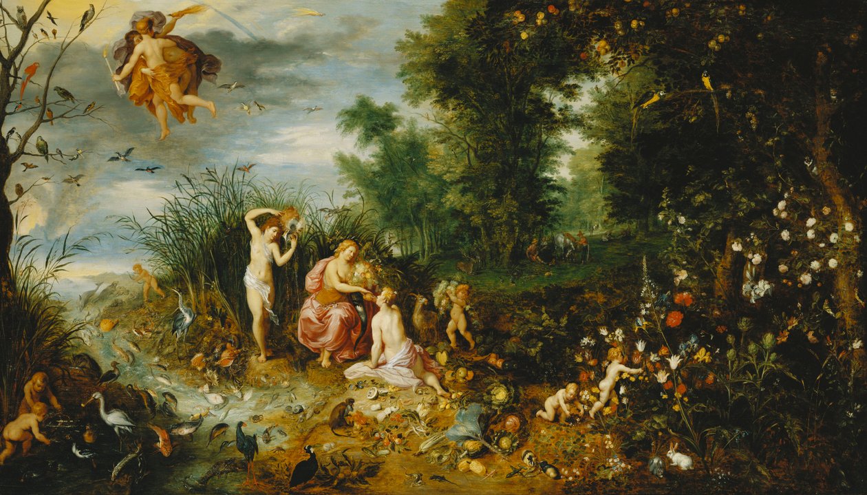 Čtyři živly, od Jan II Brueghel