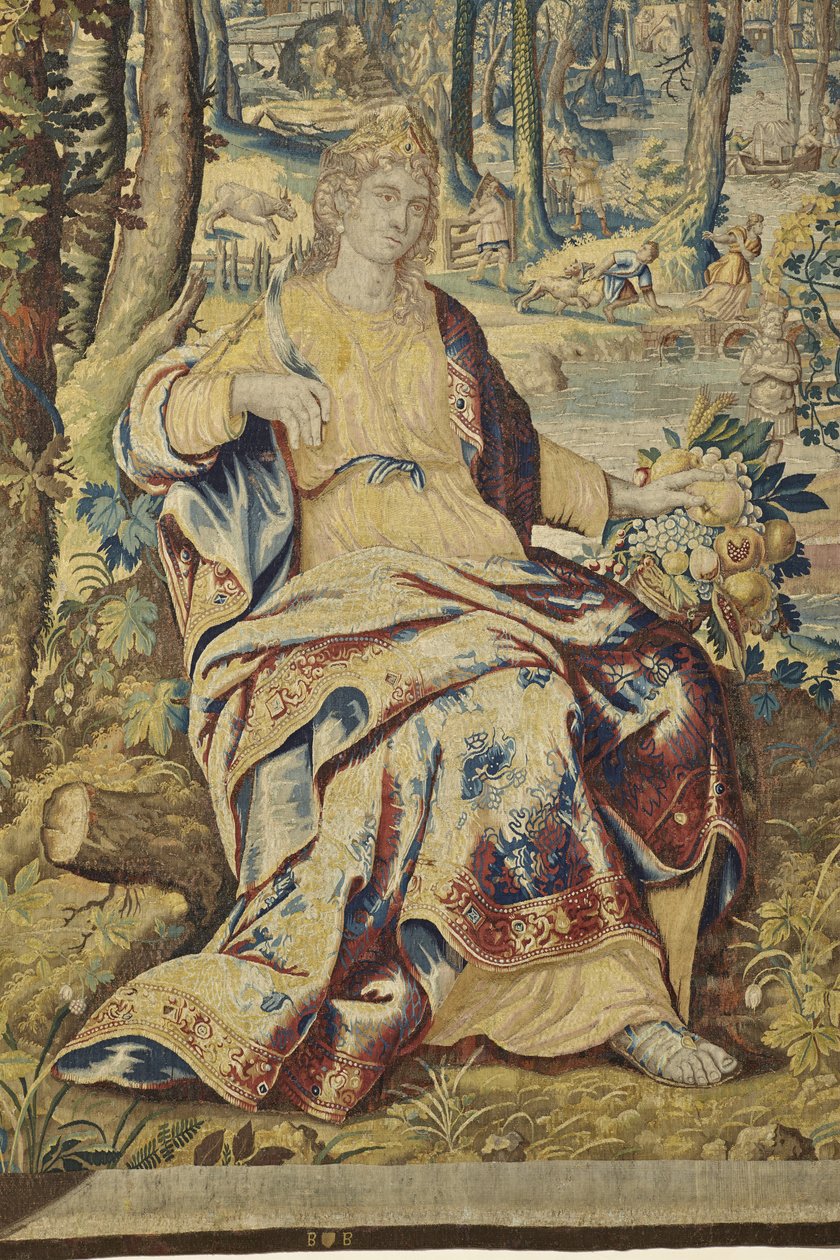 Detail Pomony, z Vertumnus a Pomona, c.1630 od Jan II Raes