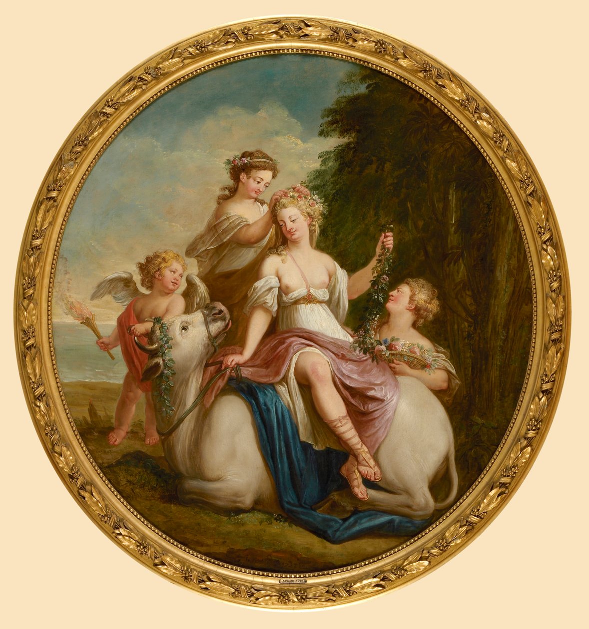 Znásilnění Evropy, 1723. od Jan Jakob Spoede