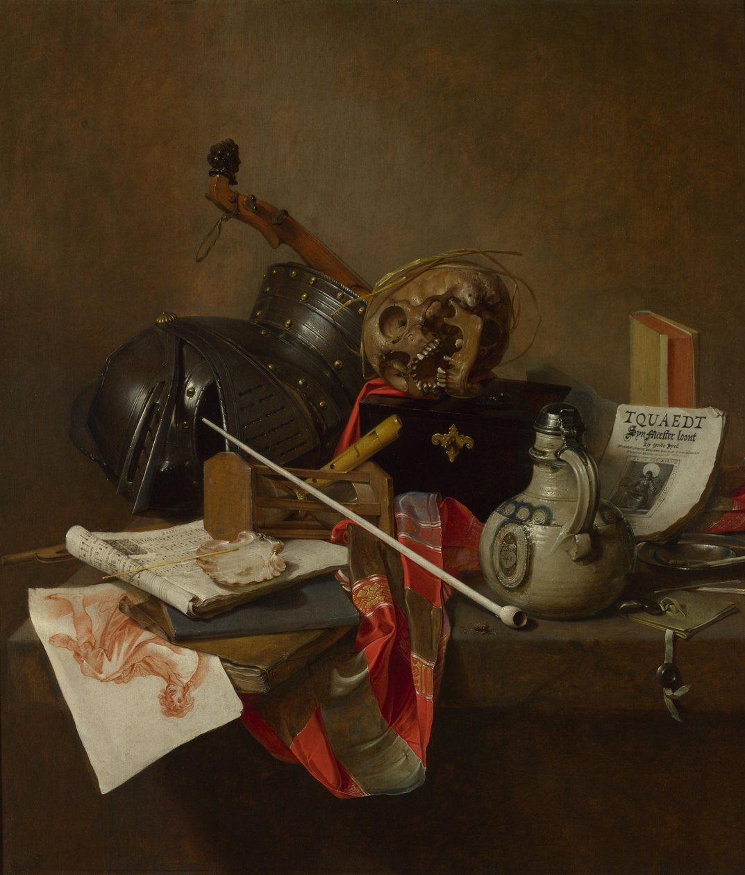 Zátiší Vanitas, 1648 od Jan Jansz. Treck