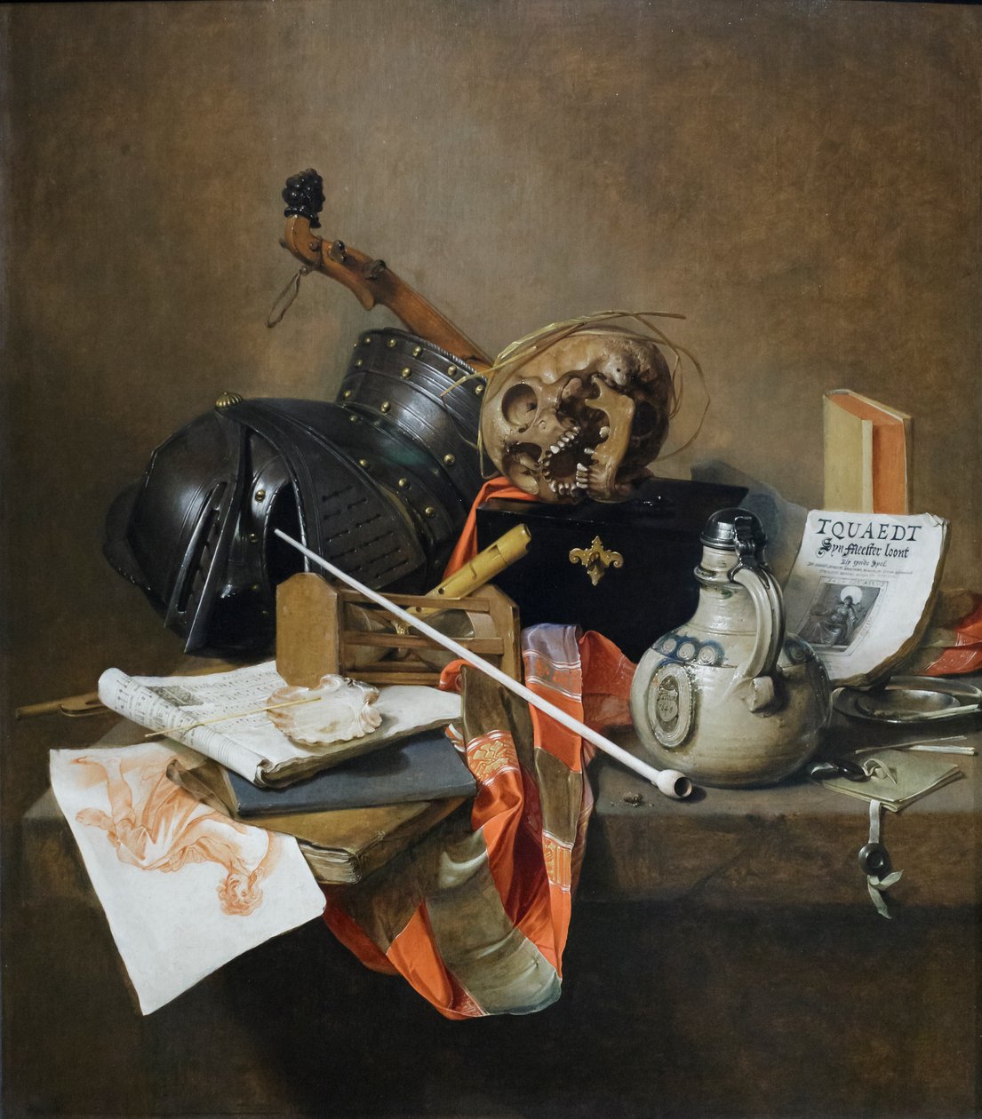 Zátiší Vanitas od Jan Jansz Treck