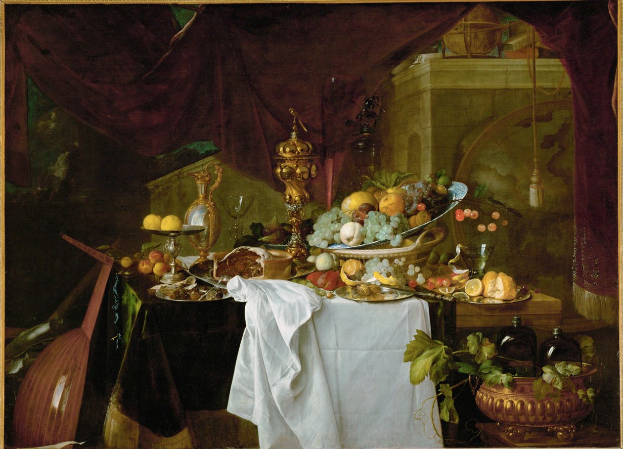 Dezert. Zátiší ... od Jan Jansz de Heem