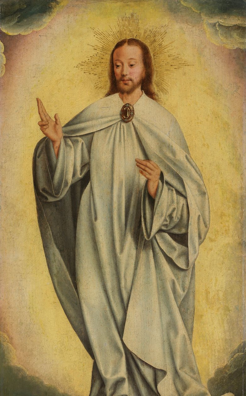 Fragment s Proměněním Krista (Vzkříšení) od Jan Joest van Kalkar (manner of)