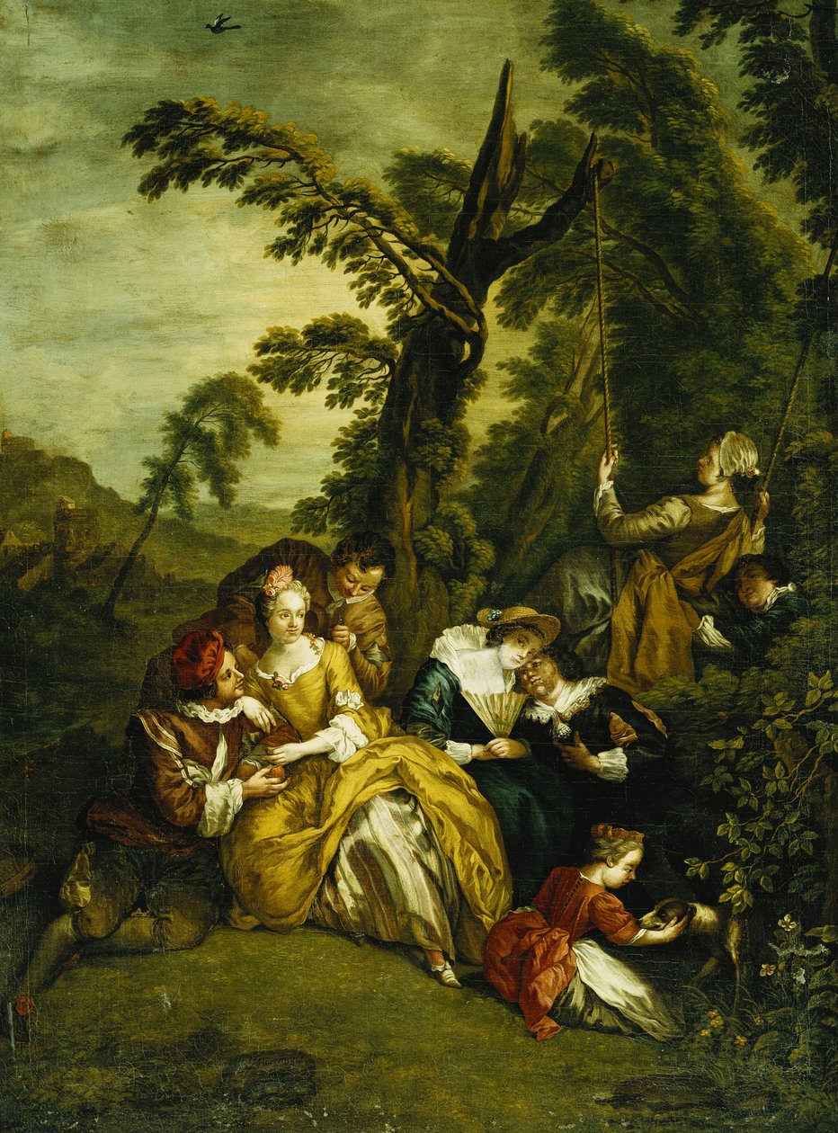 A Fete Champetre, 1756 od Jan Josef the Elder Horemans